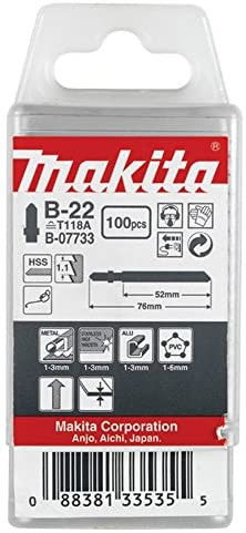 Makita 100db HSS B-22 szúrófűrészlap fához, általános TPI:24, L:75mm termék fő termékképe