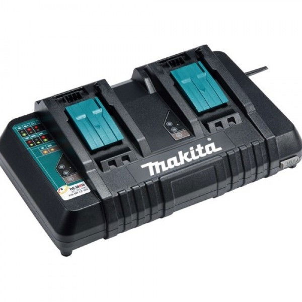 Makita DC18RD akkumulátor töltő 14,4V-18V Li-ion két portos LXT (gyors) termék fő termékképe