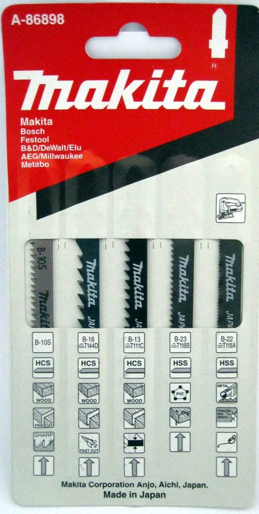 Makita 5db-os szúrófűrészlap készlet (B-10, B-13, B-16, B-22, B-23) termék fő termékképe