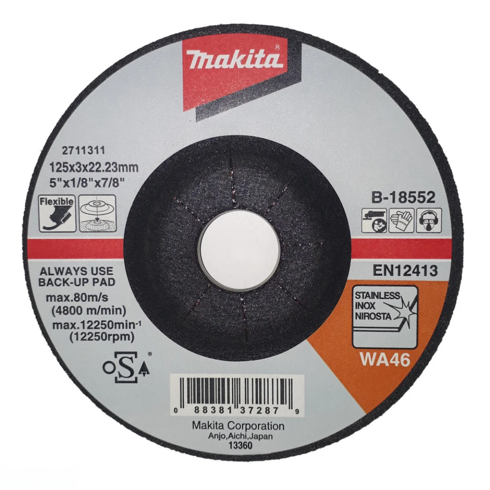 Makita Flexibilis csiszolótárcsa 125x3 mm termék fő termékképe