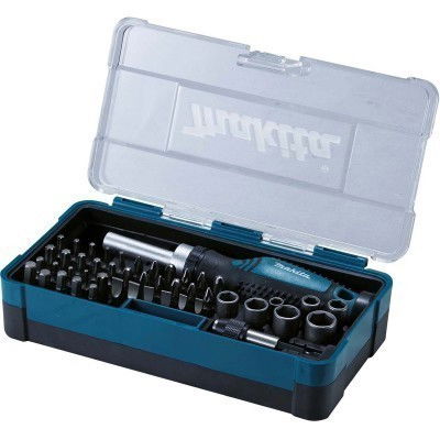 Makita 47 db-os bit és dugókulcskészlet racsnis behajtóval termék fő termékképe