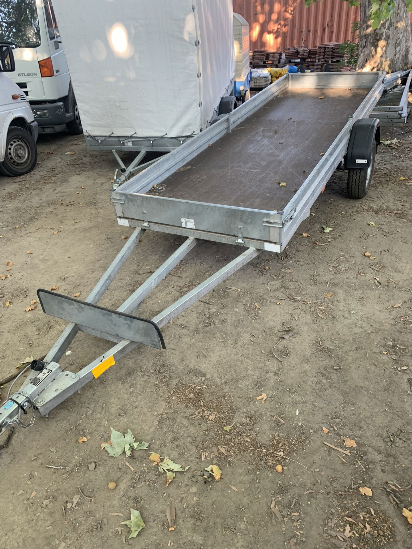 Utánfutó szálanyag szállító 1200x3900-6000mm együttes tömeg: 750kg teherbírás 470kg termék fő termékképe