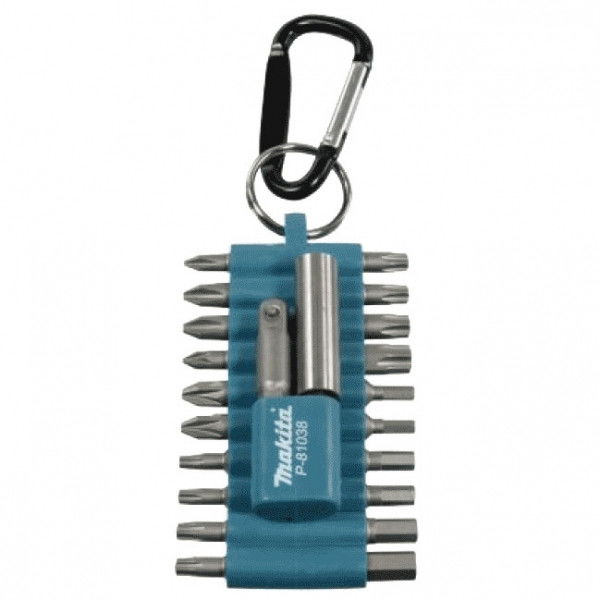 Makita 22 db-os bitkészlet karabinerrel termék fő termékképe