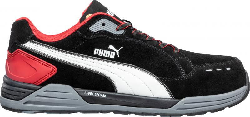 Puma Safety Airtwist Blk Red Low S3 ESD HRO SRC munkavédelmi cipő termék fő termékképe
