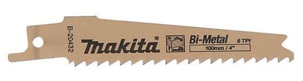 Makita BiM orrfűrészlap szöges fához, általános 5db TPI:6, L:100mm termék fő termékképe