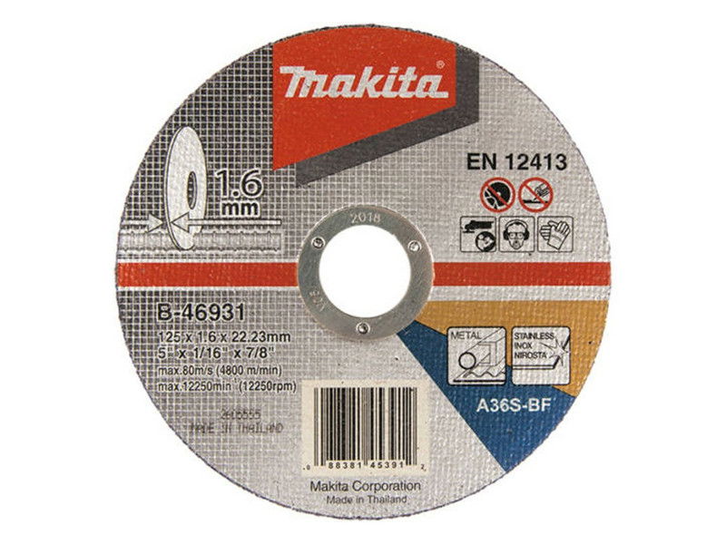 Makita rozsdamentes és normál acélhoz vágókorong 230x1,9 mm termék fő termékképe