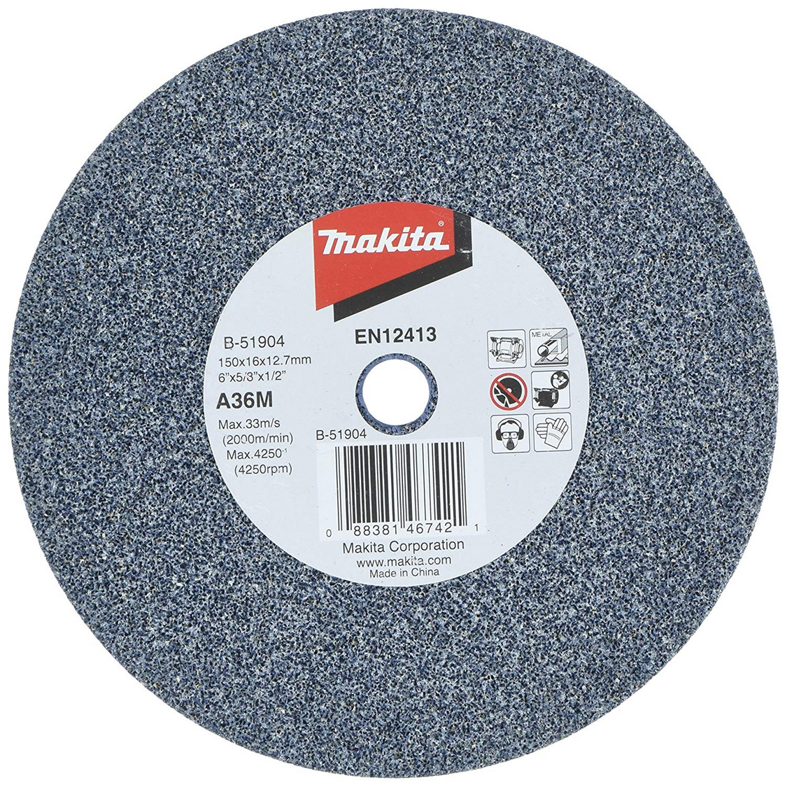 Makita köszörű korong 150mm A36M típusú termék fő termékképe