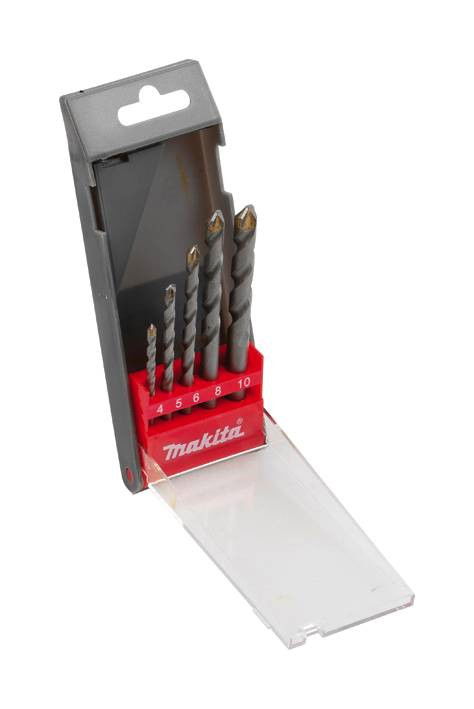 Makita 2+ hengeres befogású kőzetfúró készlet (4;5;6;8;10mm) termék fő termékképe