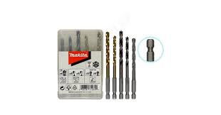 Makita 5db-os hatszög befogású fa, fém, kőzet fúrókészlet (5-6 mm) termék fő termékképe