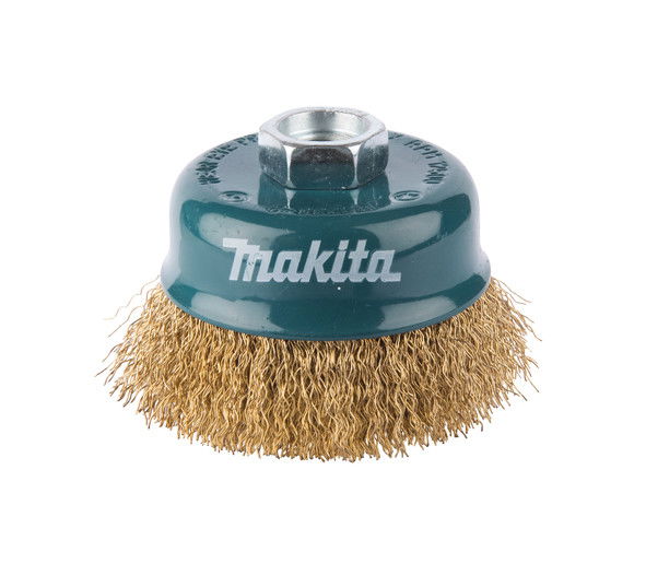 Makita M14-es befogású sárgaréz hullámos drótkefe 60mm ⌀ termék fő termékképe