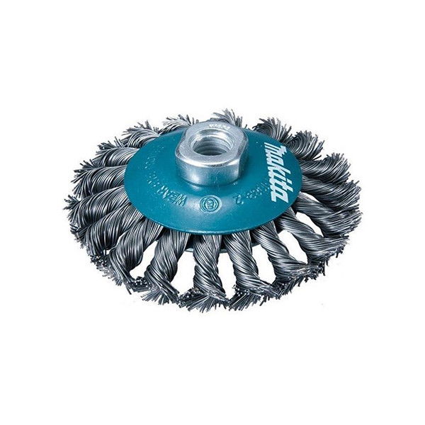 Makita M14-es befogású kúpos fonott drótkorong 115mm ⌀ termék fő termékképe