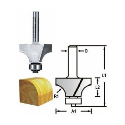 Makita gömbölyítő kés ⌀50,8mm, munkahossz: 25,4mm, befogó: 12mm, R19 termék fő termékképe