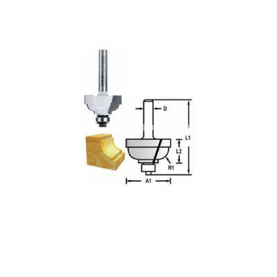 Makita holker kés ⌀17,5mm, munkahossz: 6,35mm, befogó: 8mm. R2,4 termék fő termékképe