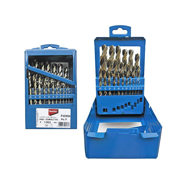 Makita HSS-Co5% 25db-os fémfúrószár készlet (1-13mm) termék fő termékképe