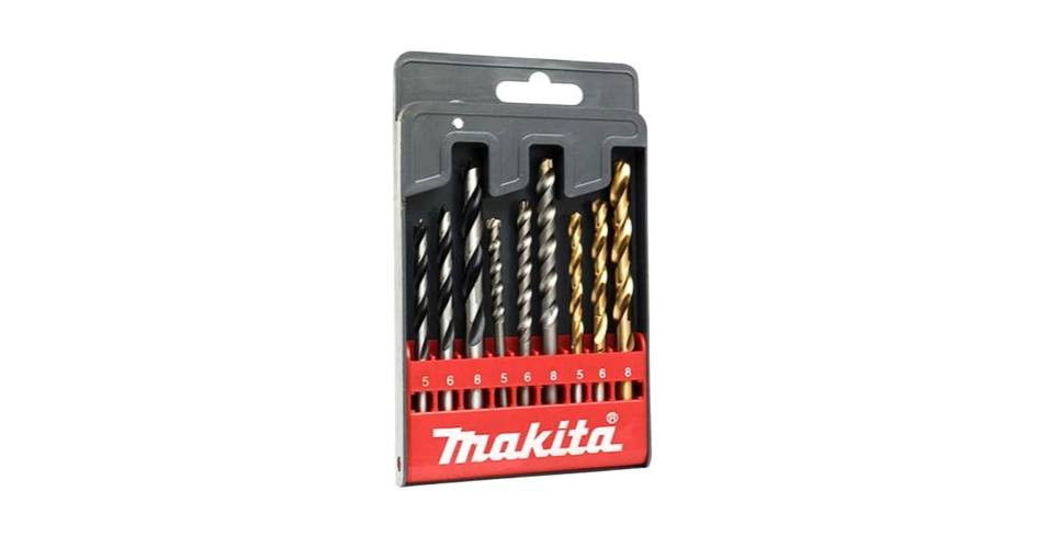 Makita 2+ hengeres befogású kőzet-, fa- és fémfúró készlet (5;6;8mm) 9db-os termék fő termékképe