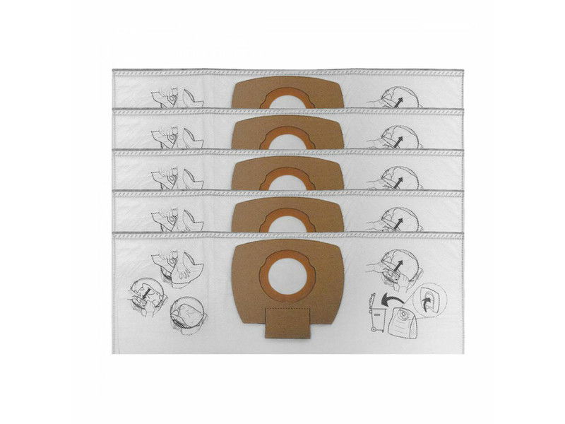 Makita Gyapjú porzsák VC2512L/V3011L-hez 5db termék fő termékképe