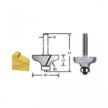 Makita profilmaró csapágyas kés ⌀31,8mm, munkahossz: 12,7mm, befogó: 8mm, R4,8 termék fő termékképe