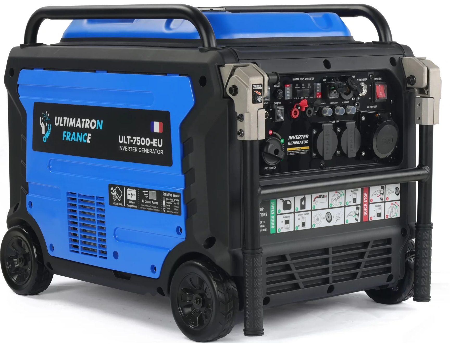 Ultimatron 7500 wattos hordozható inverteres generátor termék fő termékképe