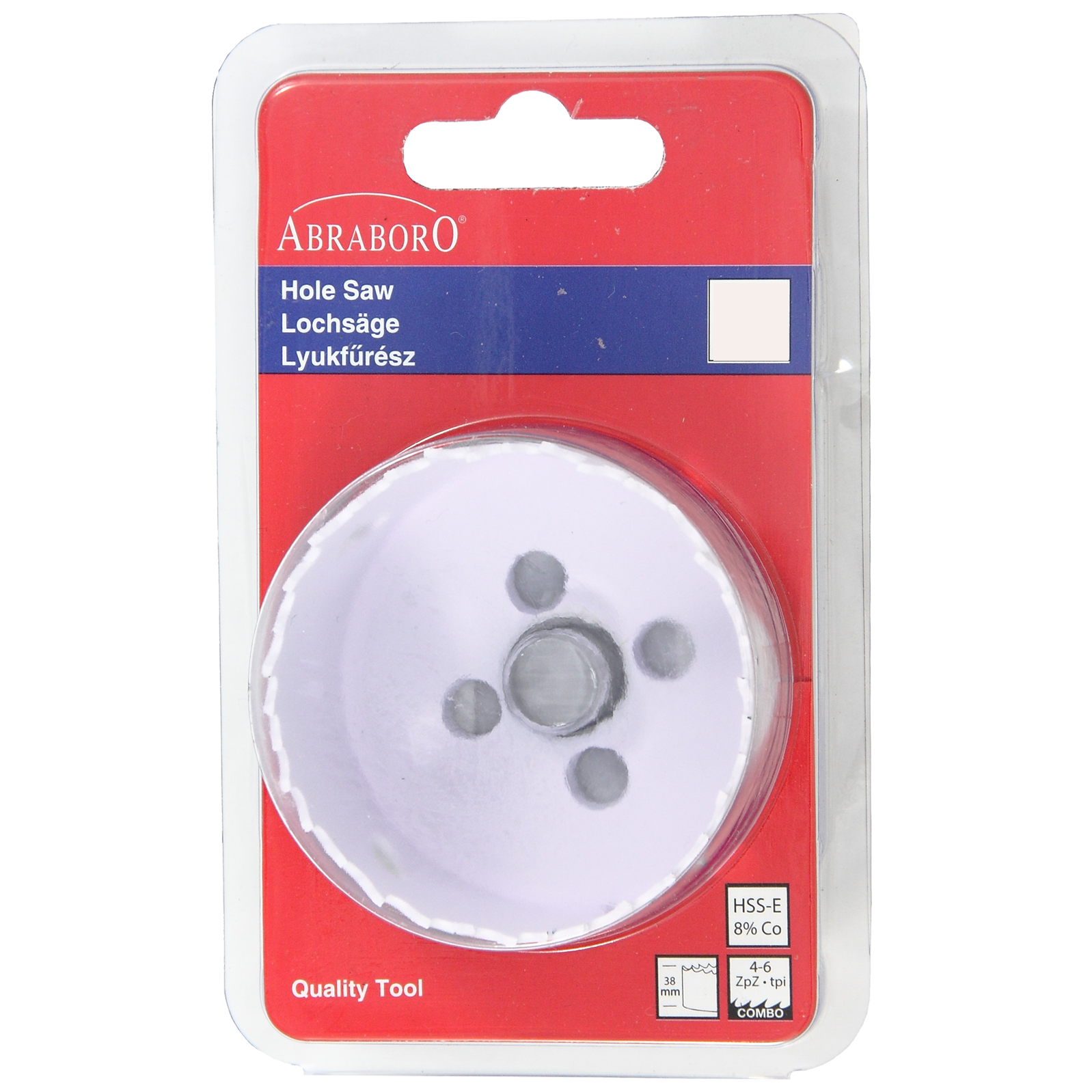 Abraboro 121 mm HSS-Co lyukfűrész termék fő termékképe