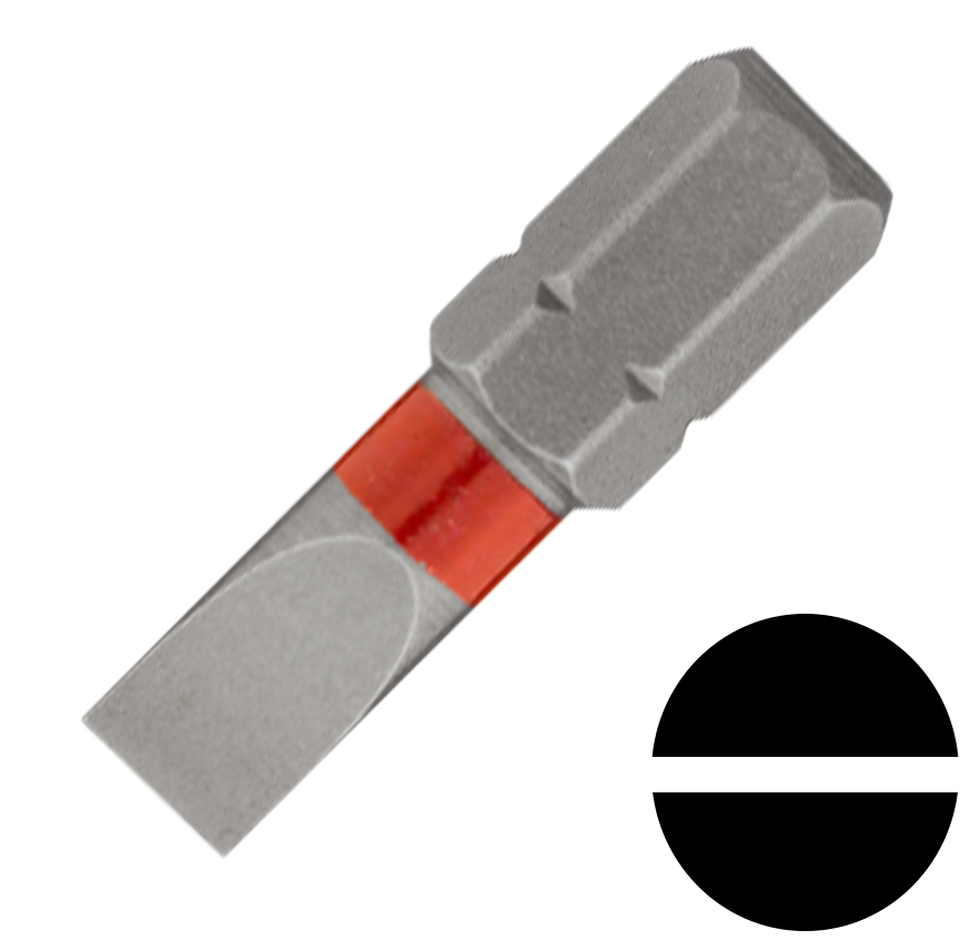 Abraboro 0.6 x 4.5 x 25 mm lapos bit, 2 db/csomag termék fő termékképe