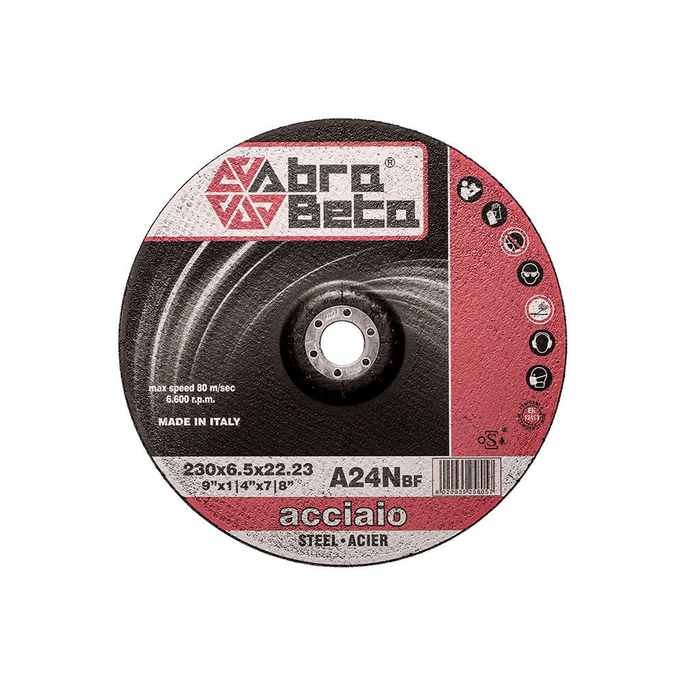 AbraBeta A24R acél 230x6,5x22,23 termék fő termékképe