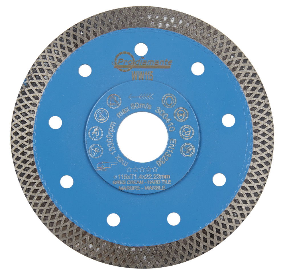 Prodiamante WW115 vékony kerámiavágó gyémántkorong Ø115mm termék fő termékképe