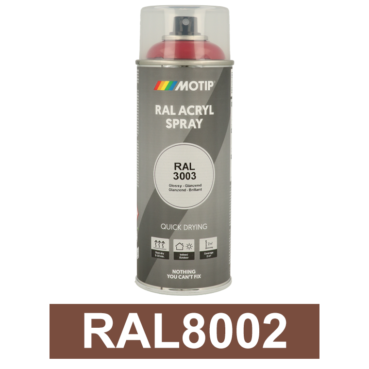 Motip Ipari festék spray, RAL8002, 400 ml termék fő termékképe