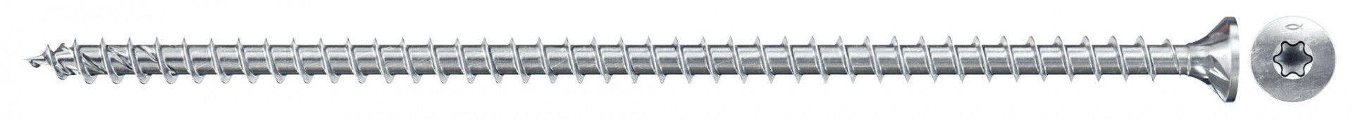 Fischer FPF II CTF 8.0 x 260 BC 50 süllyesztett fejű, kékre horganyzott, végigmenetes szerkezetépítő csavar TX behajtással, 50 db/csomag termék fő termékképe