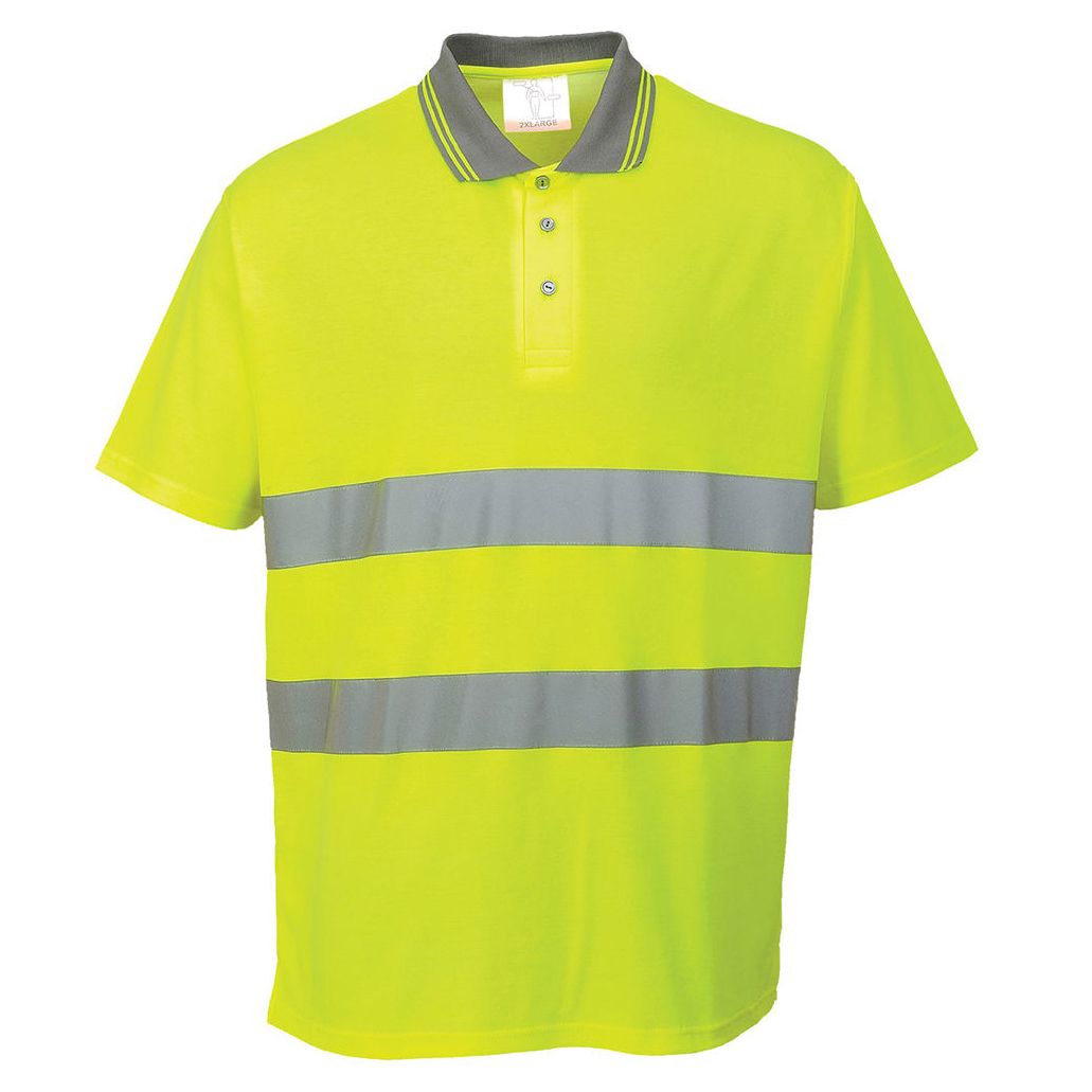 Portwest S171 - Cotton Comfort pólóing, sárga termék fő termékképe